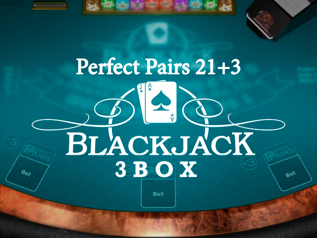 Perfect Pairs 21+3 Blackjack (3 Box)